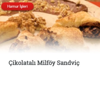 Çikolatalı Milföy Sandviç